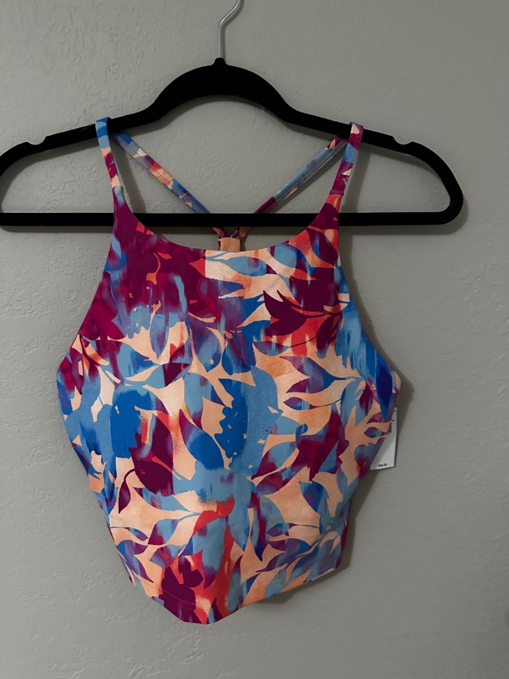 Old Navy Floral Longline Sports Bra